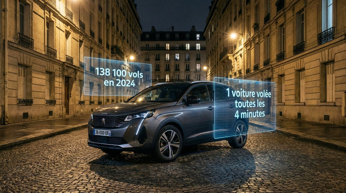 Votre voiture volée en 4 minutes : les chiffres 2025 qui changent tout - Vilya Auto