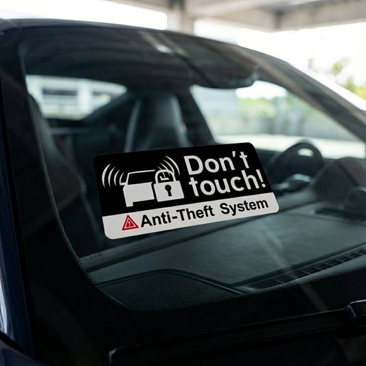 Autocollant Dissuasif Anti - Vol (Lot de 2) - Vilya Auto