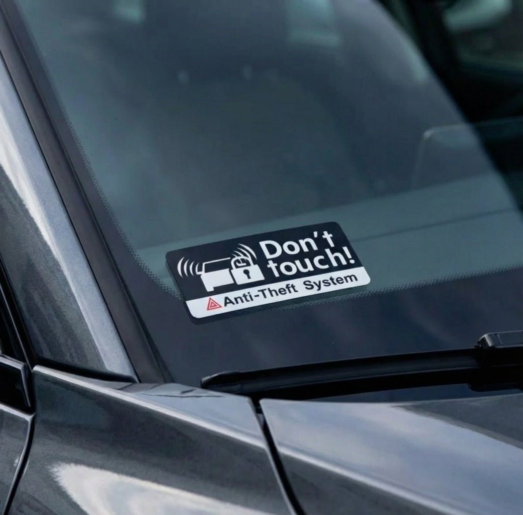 Autocollant Dissuasif Anti - Vol (Lot de 2) - Vilya Auto