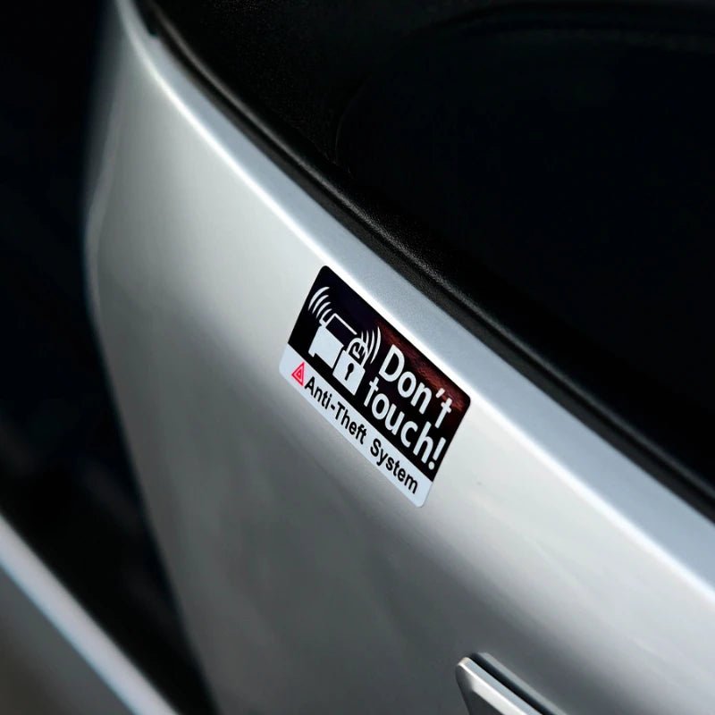 Autocollant Dissuasif Anti - Vol (Lot de 2) - Vilya Auto