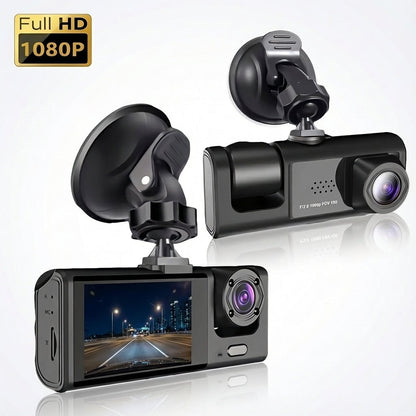 GuardCam™ - Dashcam 3 Caméras FULL HD 1080P Vision Nocturne - Vilya Auto