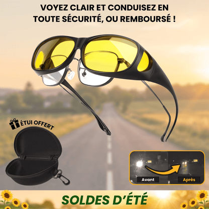 NightDrive™ — Lunettes Anti-Éblouissement - Vilya Auto